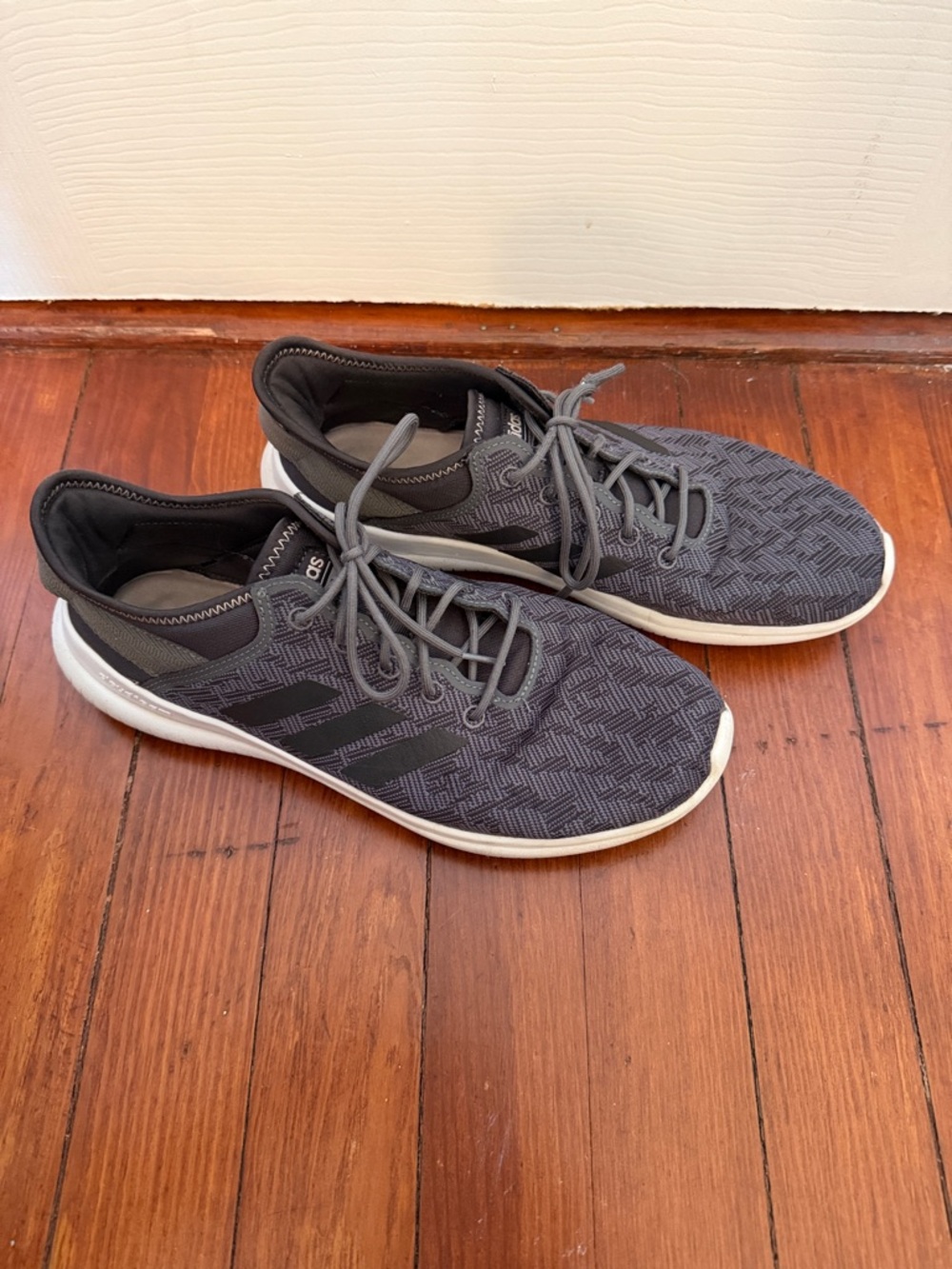 adidas Women's Gray Knit Sneakers